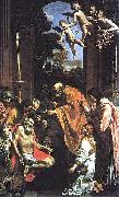 Domenico Zampieri Last Communion of St. Jerome, Spain oil painting artist